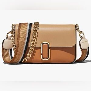 Marc Jacobs Tan and Cream Crossbody Bag